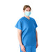 Medline NON27202XXL Medline Disposable Unisex Scrub Shirts, V-Neck, 2XL