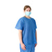 Medline NON27212XXXL Medline Disposable Unisex Scrub Shirts, Round Neck, 3XL