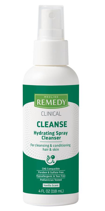 Medline Remedy Clinical Hydrating Spray Cleanser