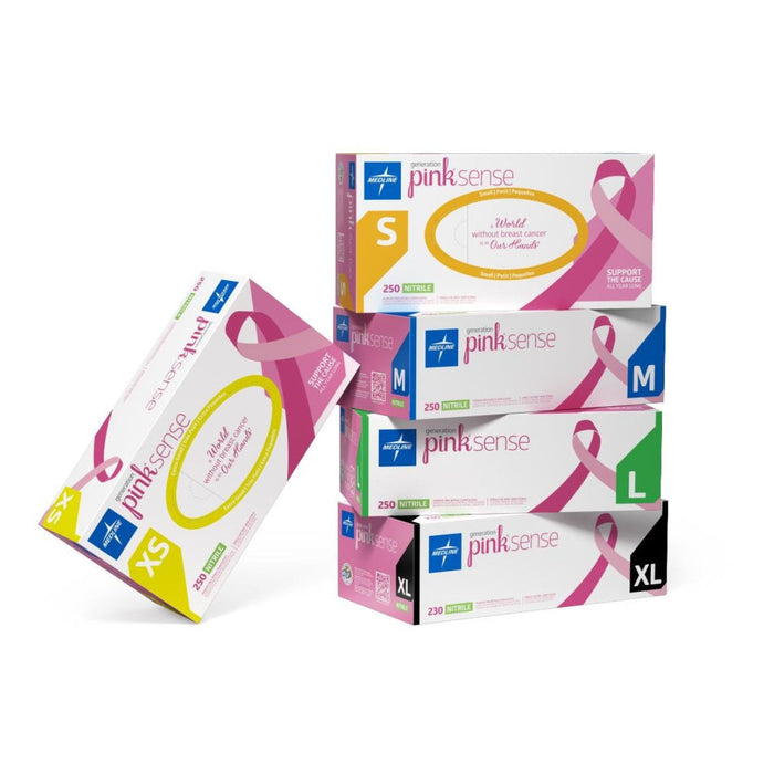Pink Sense Nitrile Exam Gloves