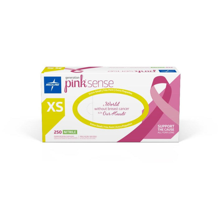 Pink Sense Nitrile Exam Gloves