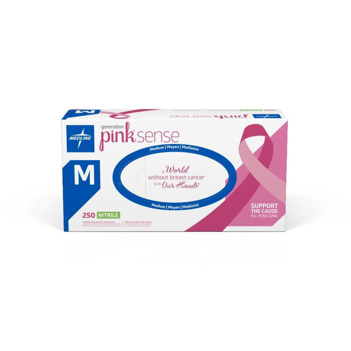 Pink Sense Nitrile Exam Gloves