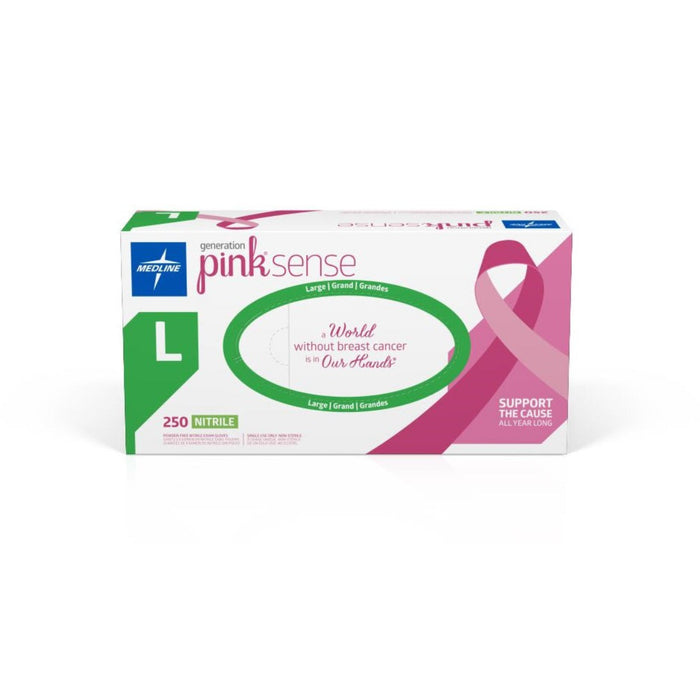 Pink Sense Nitrile Exam Gloves