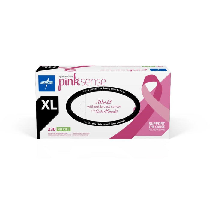 Pink Sense Nitrile Exam Gloves