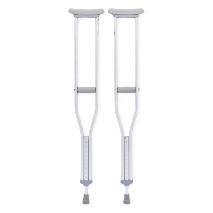 Medline Standard Aluminum Push-Button Crutches