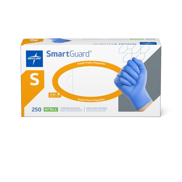 Medline SmartGuard Powder-Free Nitrile Exam Gloves