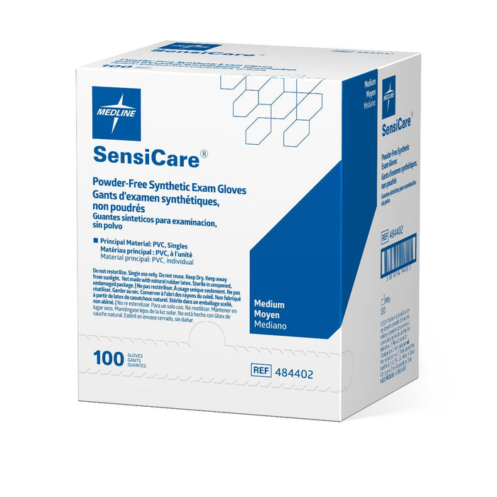 SensiCare PF Sterile Stretch Vinyl Exam Gloves