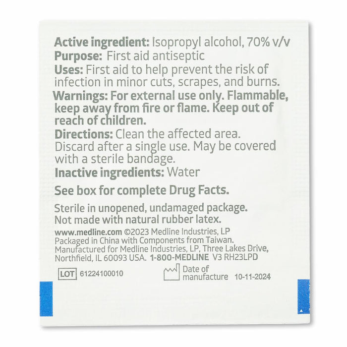 Medline Sterile Alcohol Prep Pads