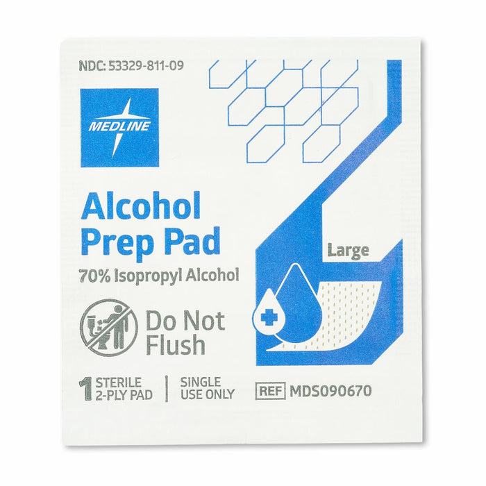 Medline Sterile Alcohol Prep Pads
