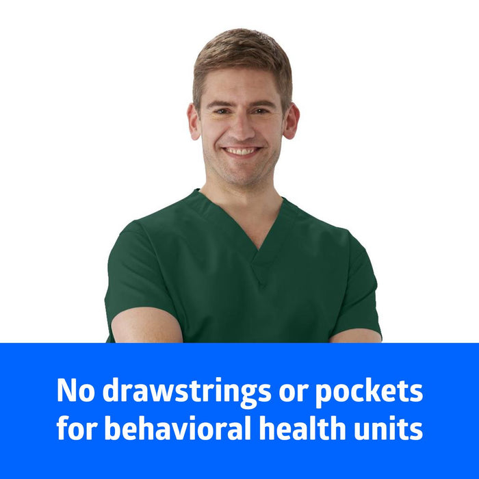 Medline AngelStat Unisex Pocketless Reversible Scrub Tops