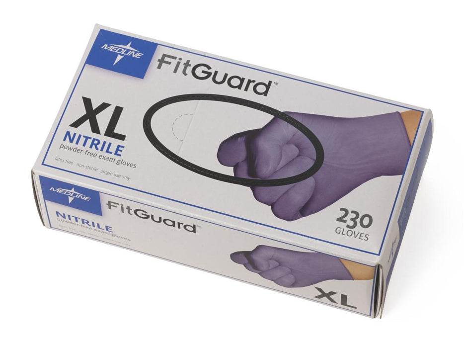 Medline FitGuard Nitrile Exam Gloves