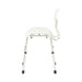 Medline shower chair with back and Microban treatment, view 3