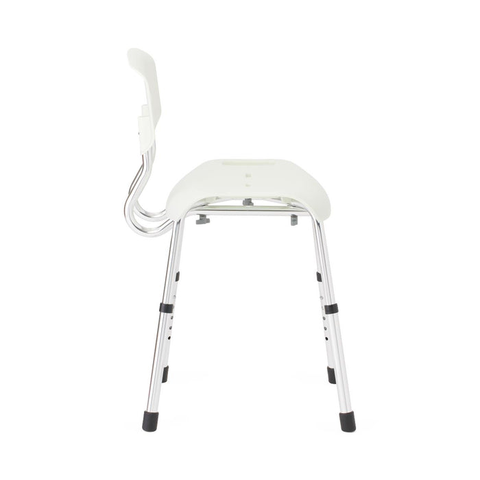 Medline shower chair with back and Microban treatment, view 2