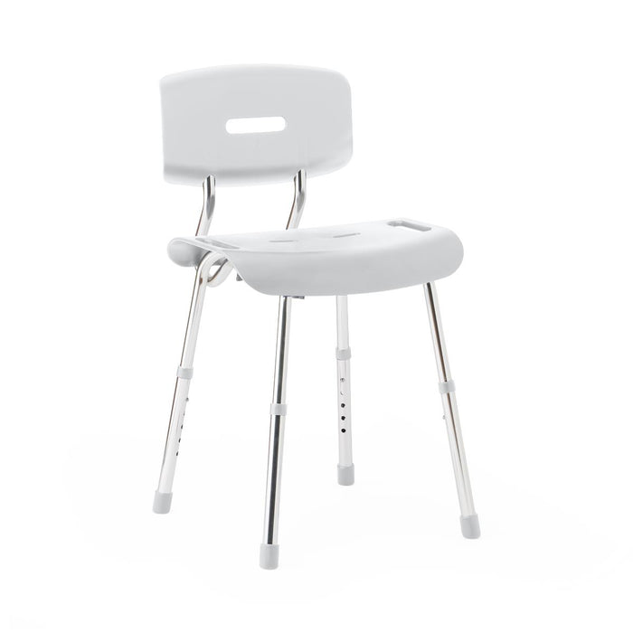 Medline shower chair with back and Microban treatment, view 9