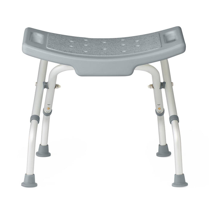 Medline folding shower chair without back, view 9