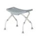 Medline folding shower chair without back, view 7