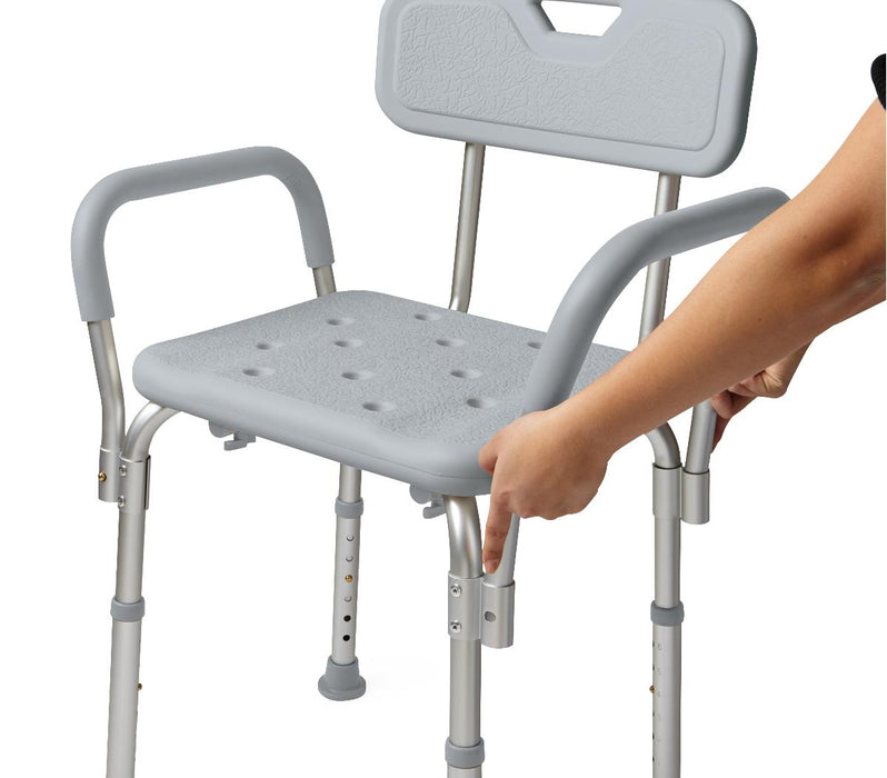 Medline Shower Chair with Arms and Back