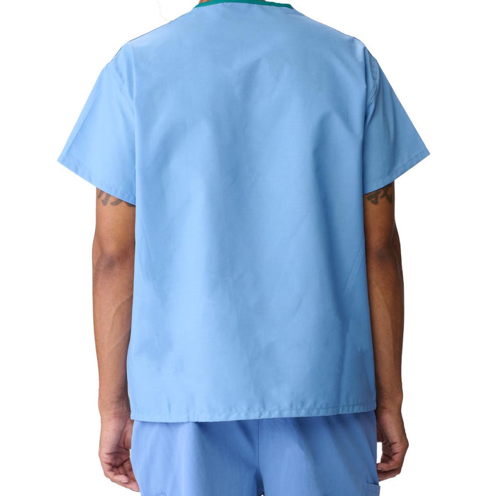 Medline AngelStat Unisex Pocketless Reversible Scrub Tops
