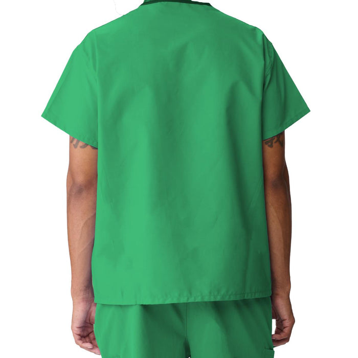 Medline AngelStat Unisex Pocketless Reversible Scrub Tops