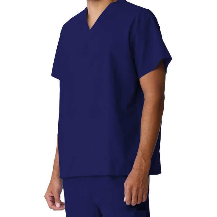 Medline AngelStat Unisex Pocketless Reversible Scrub Tops