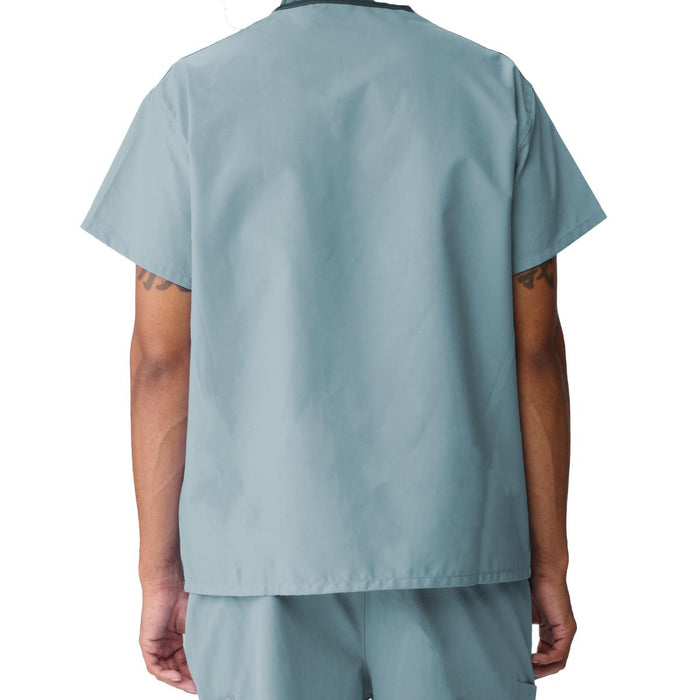 Medline AngelStat Unisex Pocketless Reversible Scrub Tops