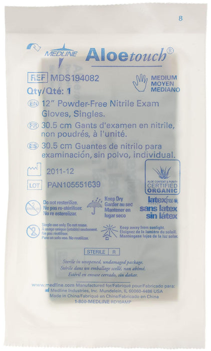 Aloetouch 12" Powder Free Nitrile Exam Gloves