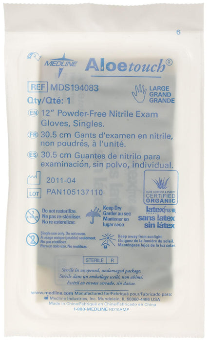 Aloetouch 12" Powder Free Nitrile Exam Gloves