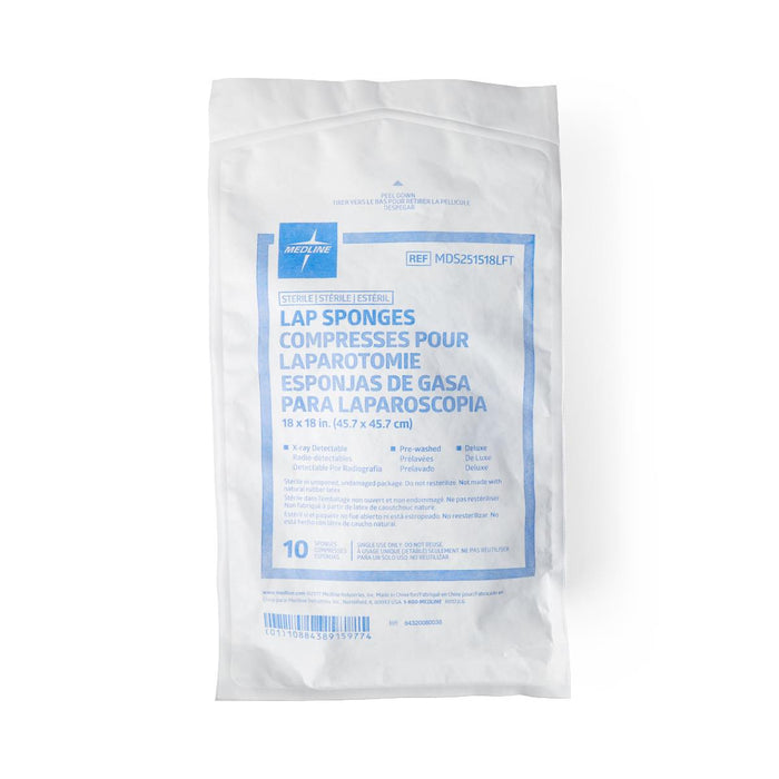 Medline Deluxe X-ray Detectable Lap Sponges