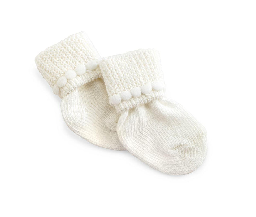 Medline MDT211433WH Medline Infant Booties, WARMER,FOOT,WHITE,1 DZ, 1 Each