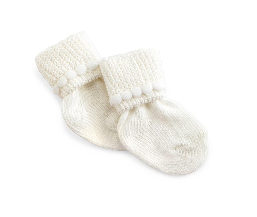 Medline MDT211433W Medline Infant Booties, WARMER,FOOT,WHITE,1 DOZ/12,PR PER 1 DZ, 12 Each / Dozen