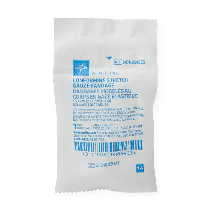 Medline Sterile Conforming Stretch Gauze Bandages