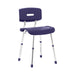 Medline shower chair with back and Microban treatment, front view