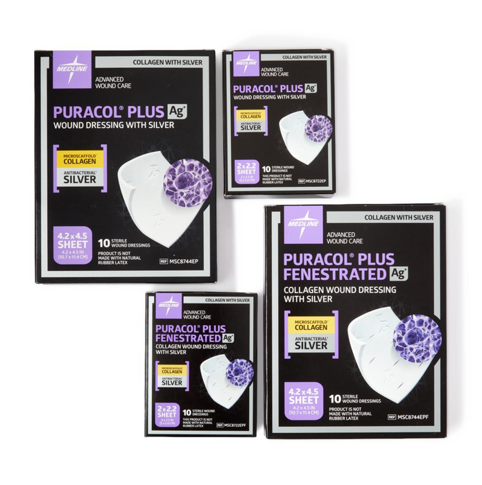 Puracol Plus AG+ Collagen Wound Dressings with Silver