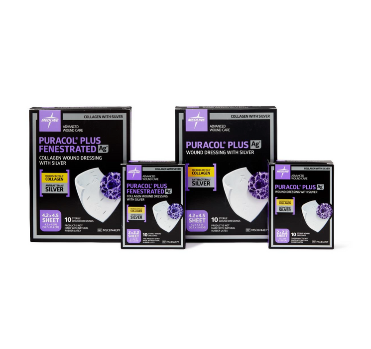 Puracol Plus AG+ Collagen Wound Dressings with Silver