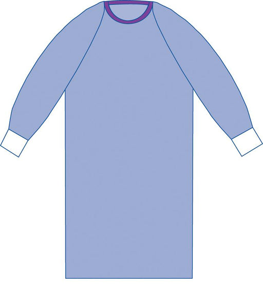 Medline SPT-2801CS Sterile Fabric-Reinforced Aurora Gowns with Raglan Sleeves, GOWN,AURORA,NONRNF,RAGLAN,L,100/CS, Case of 100