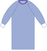 Medline SPT-2801CS Sterile Fabric-Reinforced Aurora Gowns with Raglan Sleeves, GOWN,AURORA,NONRNF,RAGLAN,L,100/CS, Case of 100