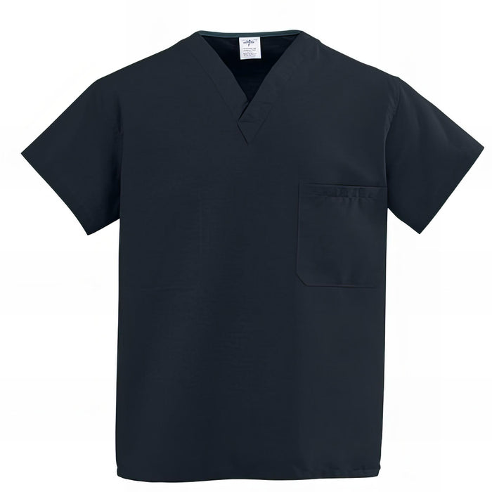 Medline AngelStat Unisex Reversible V Neck Scrub Tops with 2 Pockets