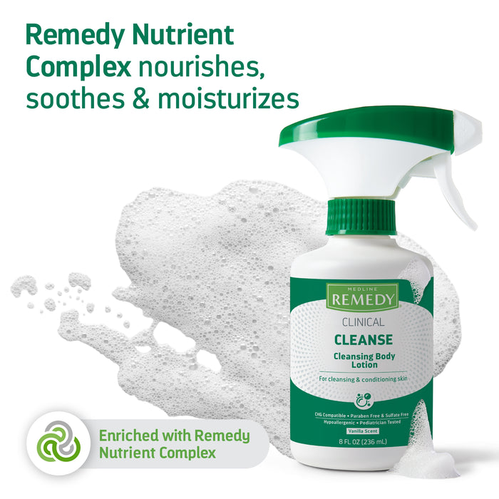 Medline Remedy Clinical Cleansing Body Lotion