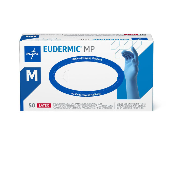 Eudermic MP High-Risk Powder-Free Latex Exam Gloves - Size: Medium