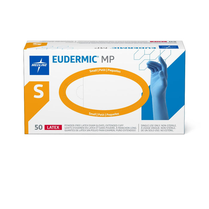 Eudermic MP High-Risk Powder-Free Latex Exam Gloves - Size: Small