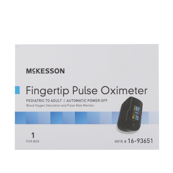 McKesson Fingertip Pulse Oximete, Battery Operated without Alarm