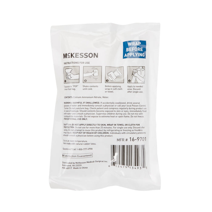 McKesson Cold Compress, Instant, Disposable