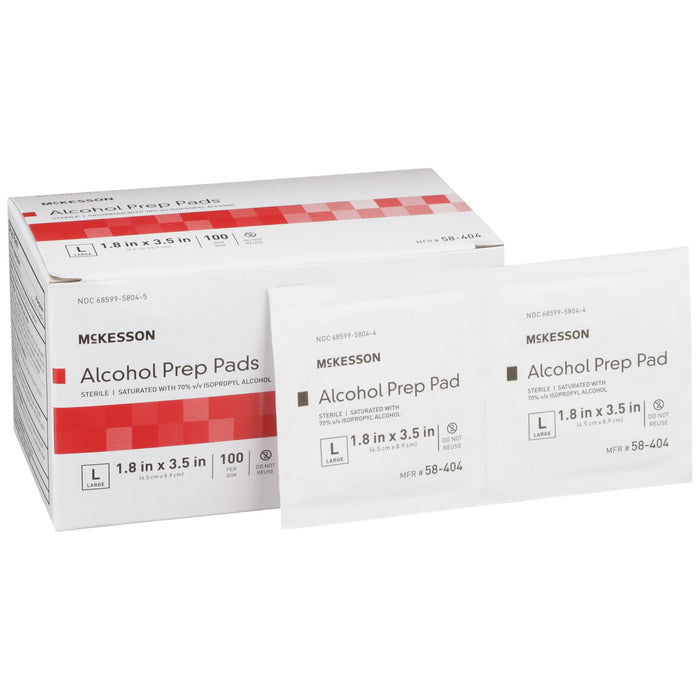 McKesson Alcohol Prep Pads, Sterile