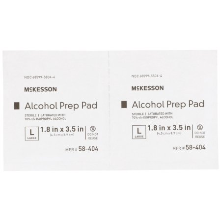 McKesson Alcohol Prep Pads, Sterile