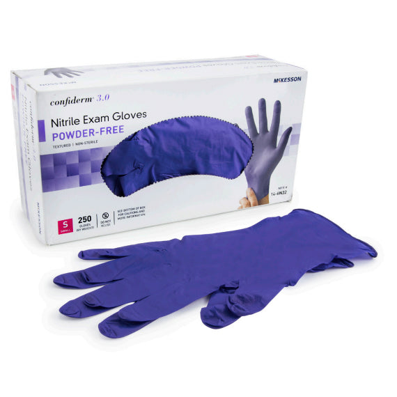 Mckesson Confiderm 3.0 Powder Free Nitrile Exam Gloves