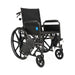 Medline Guardian Reclining Wheelchair with the elevating leg rests removed.