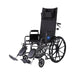 Medline Guardian Reclining Wheelchair with High Back and Elevating Leg Rests
