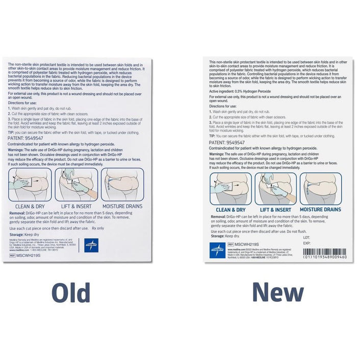 Medline Remedy Specialized DriGo-HP Antibacterial Wicking Sheets