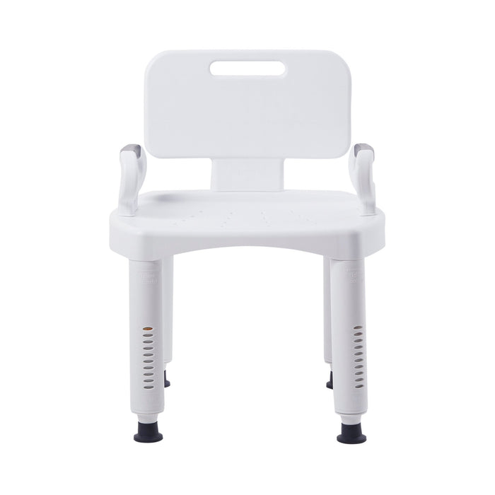 McKesson Premium Plastic Bath Chair with Removable Backrest 21-1/4 Inch Seat 350 lbs.