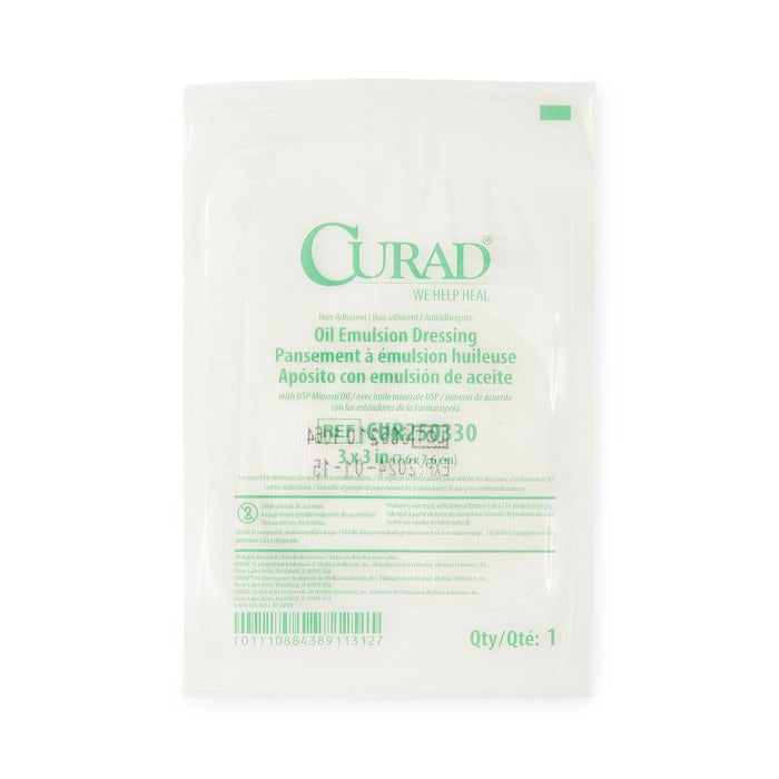 CURAD Sterile Oil Emulsion Nonadherent Gauze Dressing